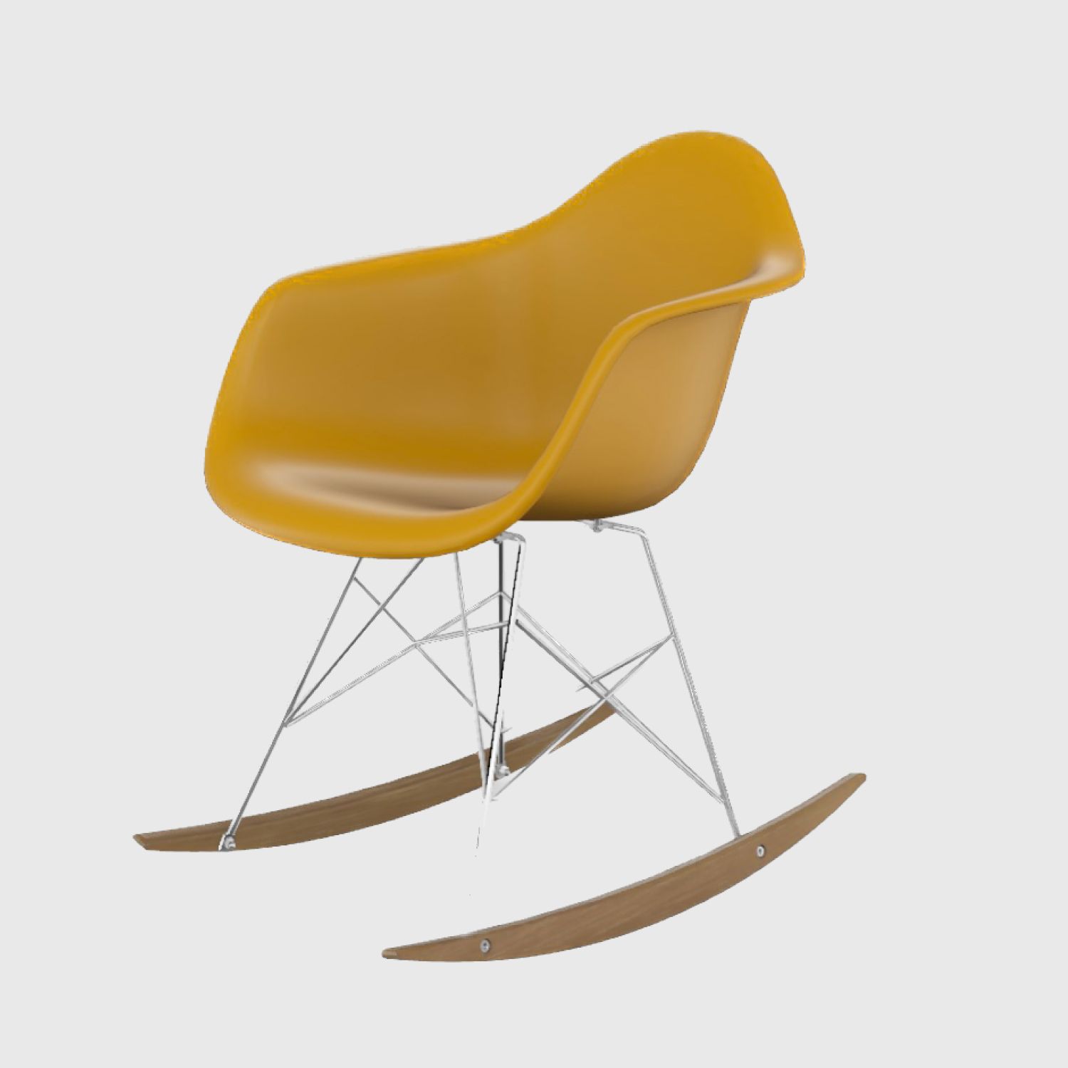 Cadeira de Balanço Eames Arm Branco