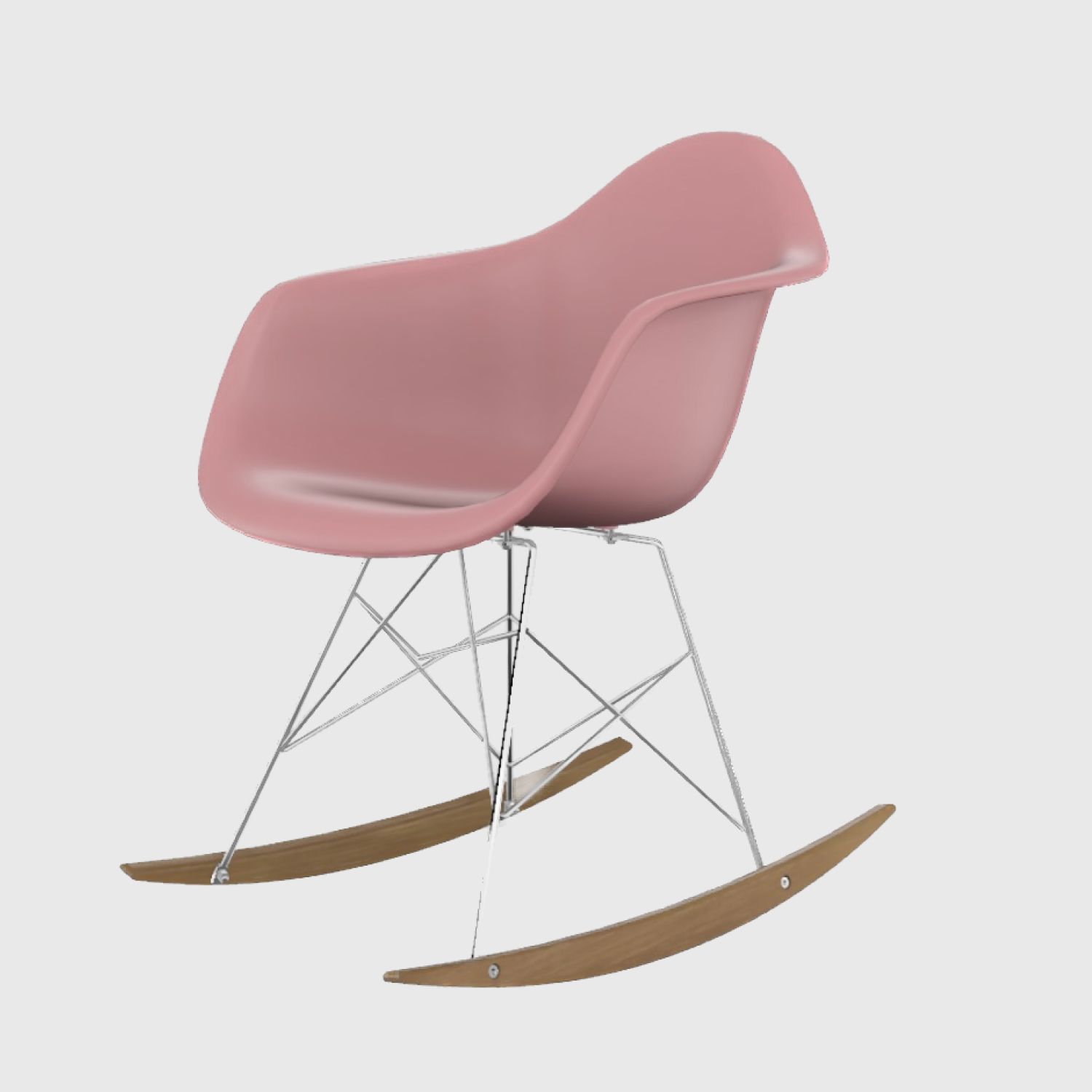 Cadeira de Balanço Eames Arm Branco