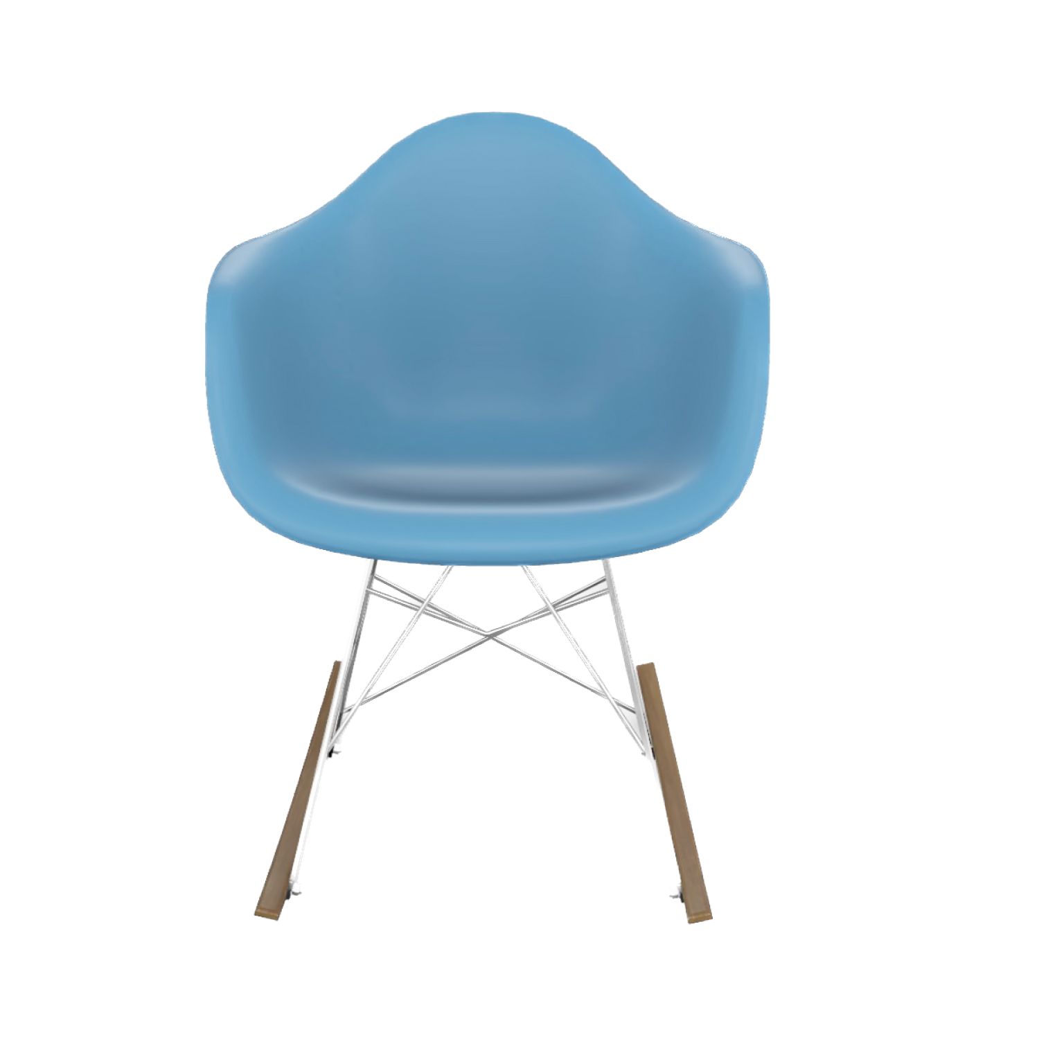 Cadeira de Balanço Eames Arm Branco