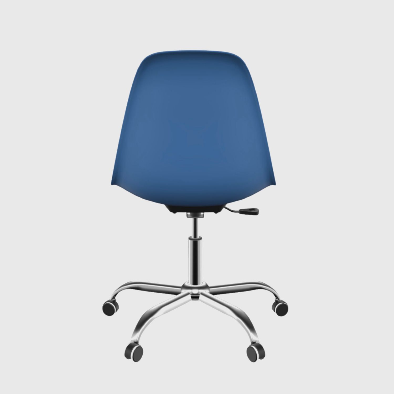 Kit Cadeira de Escritório Eames Cromada Branco