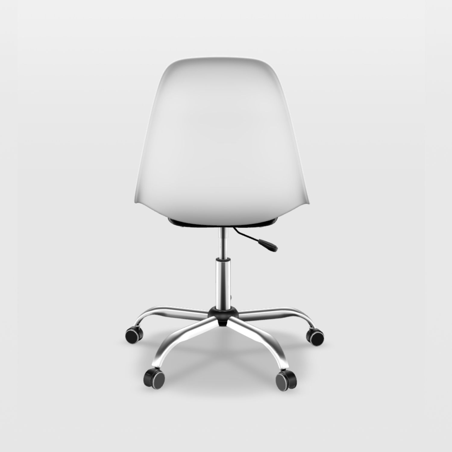 Cadeira de Escritório Eames Cromada Branco