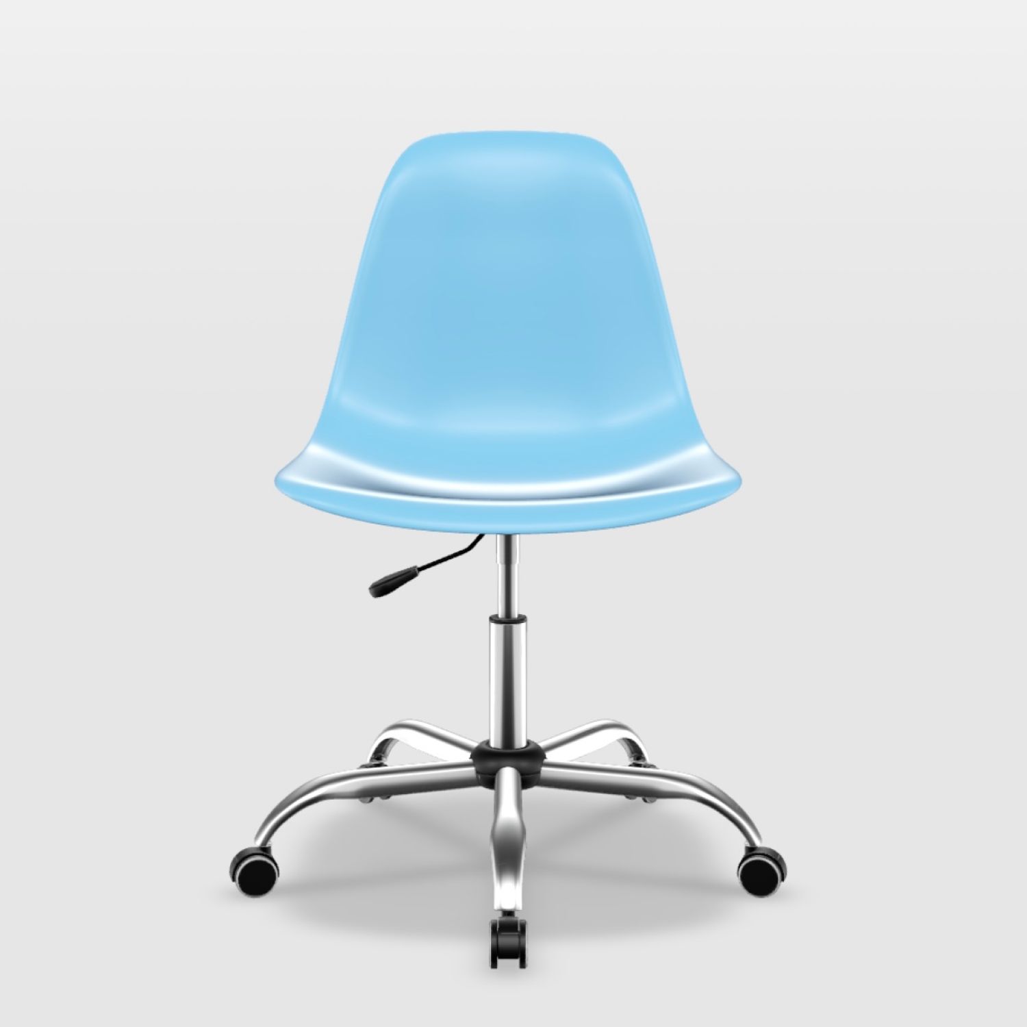 Cadeira de Escritório Eames Cromada Branco