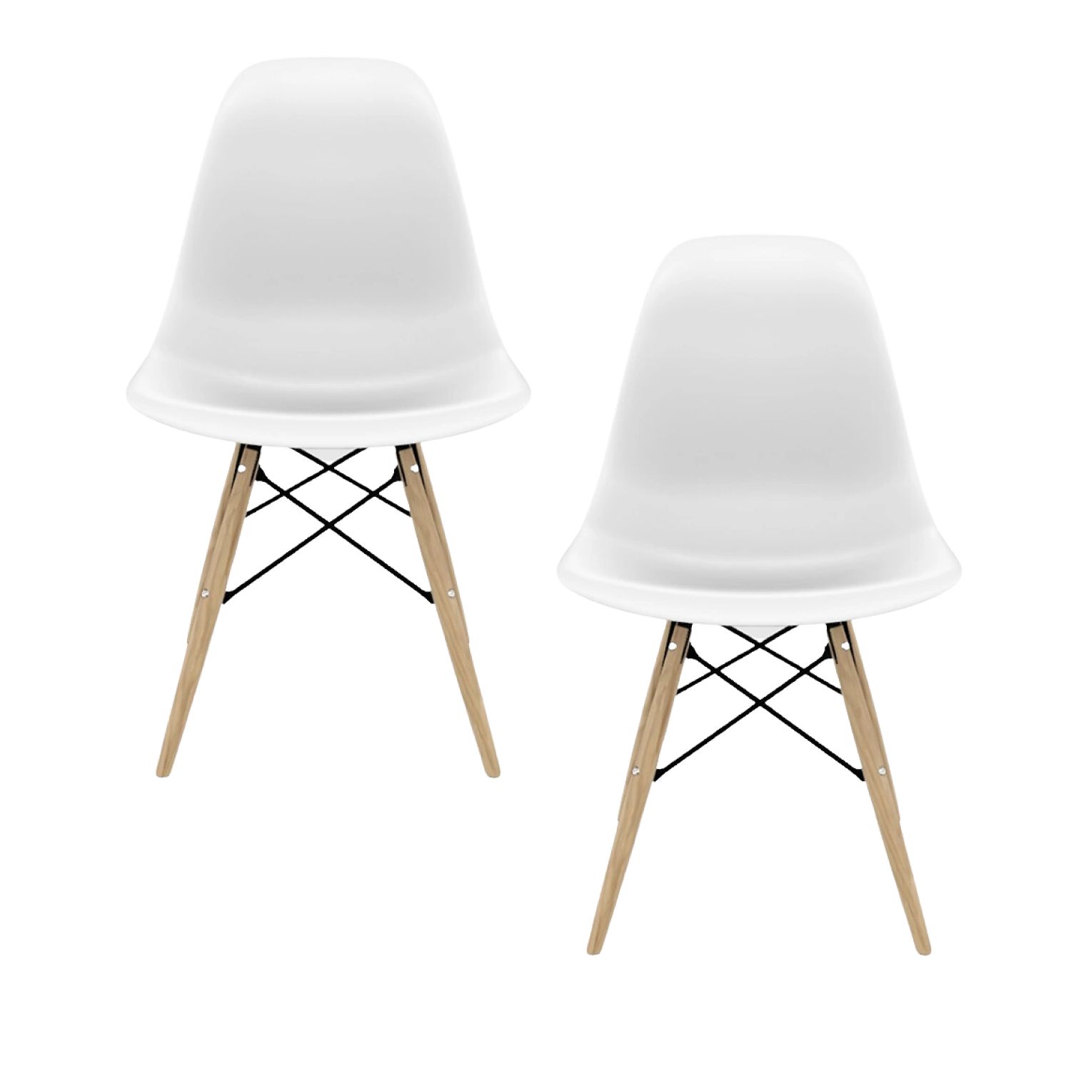 Kit Cadeira Infantil Eames Branca