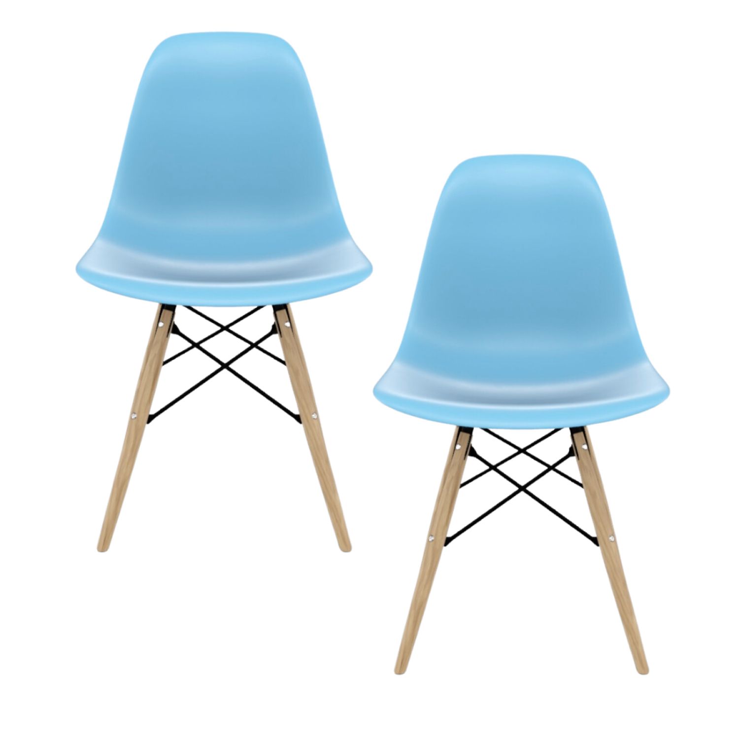 Kit Cadeira Infantil Eames Branca