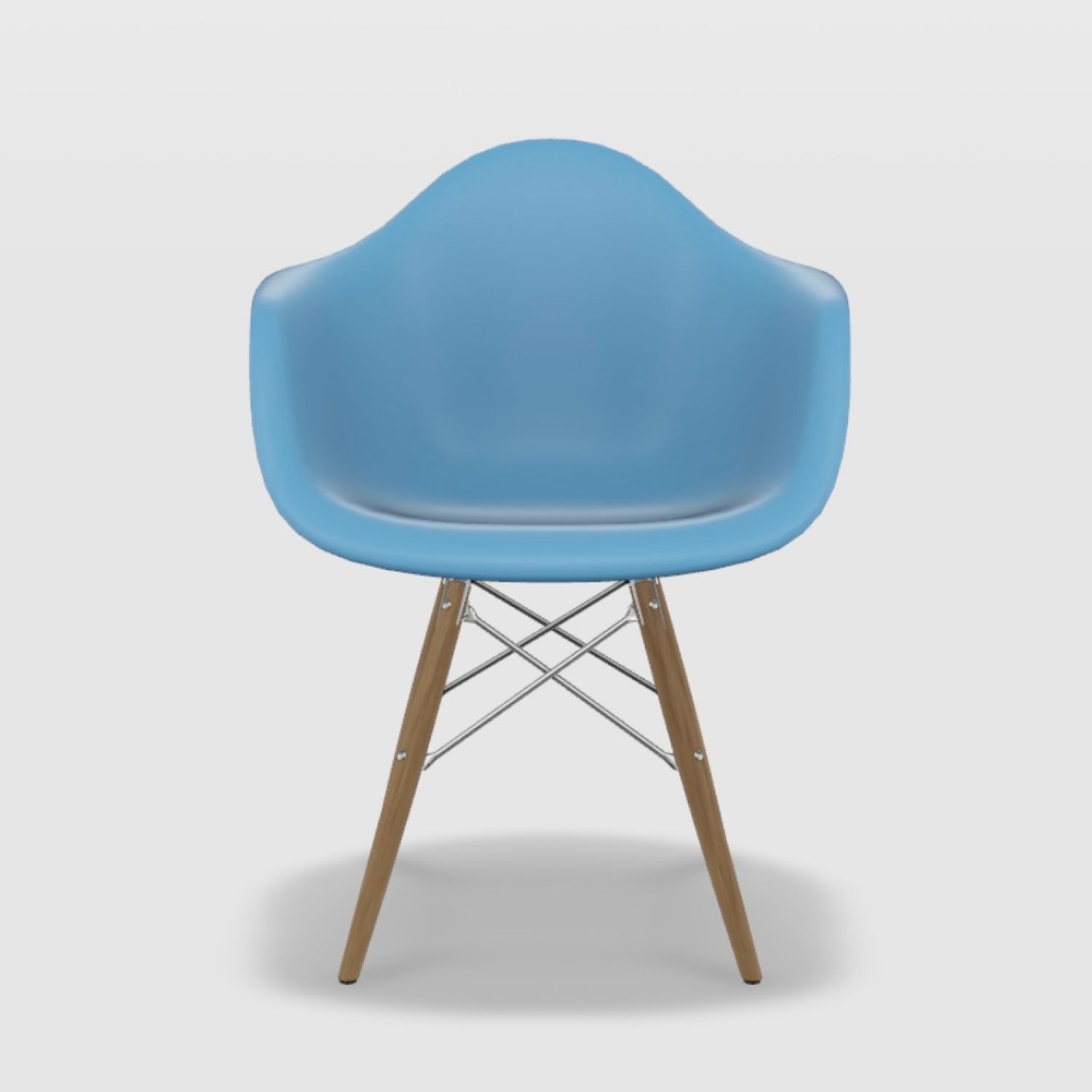 Kit Cadeira Eames Arm Preto 4 Peças