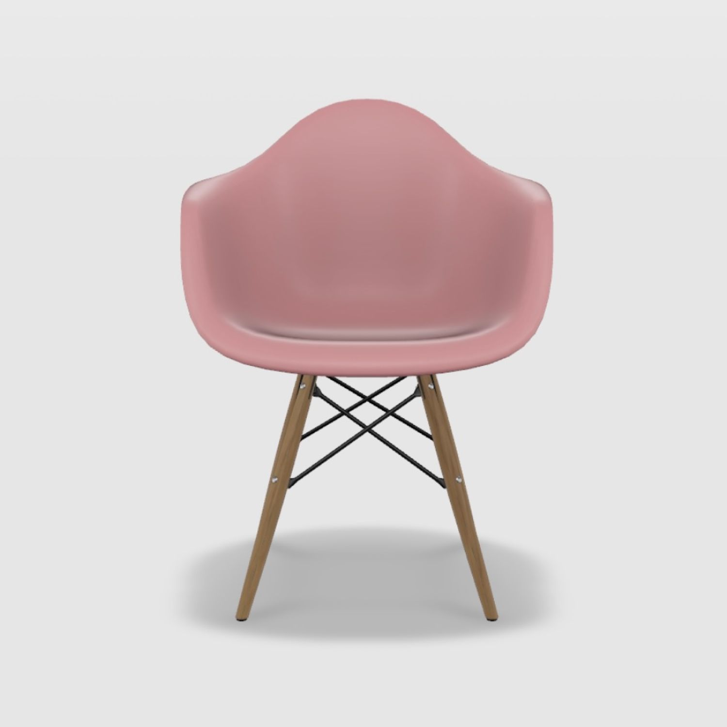 Kit Cadeira Eames Arm Preto