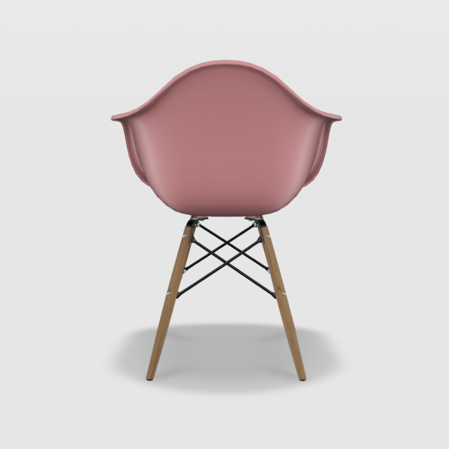 Kit Cadeira Eames Arm Preto