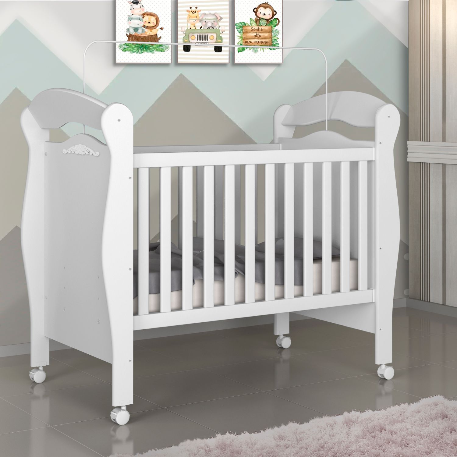 Berço Americano Branco Pedro