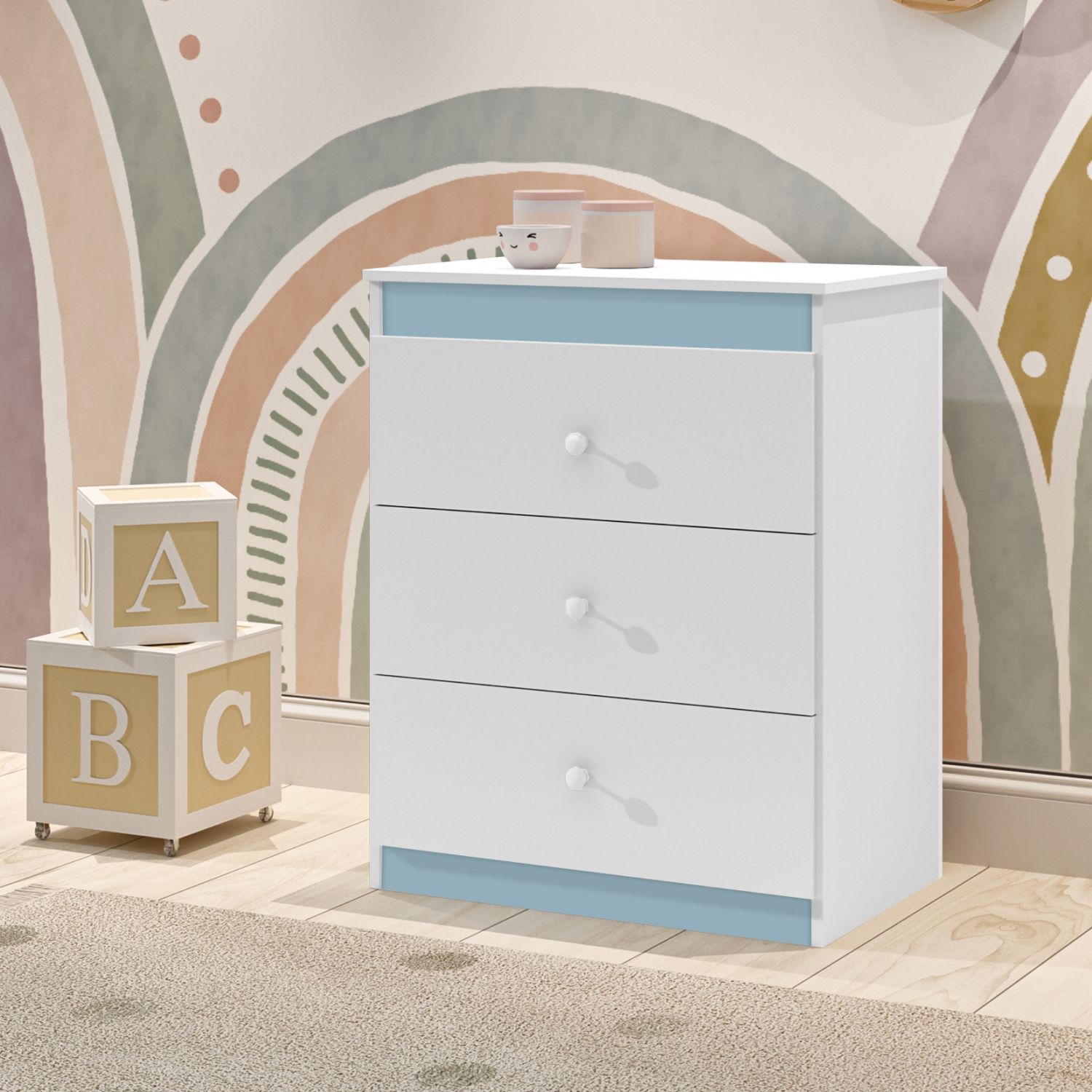 Cômoda Infantil Branco Carol