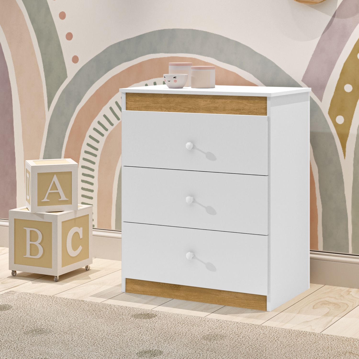 Cômoda Infantil Branco Carol