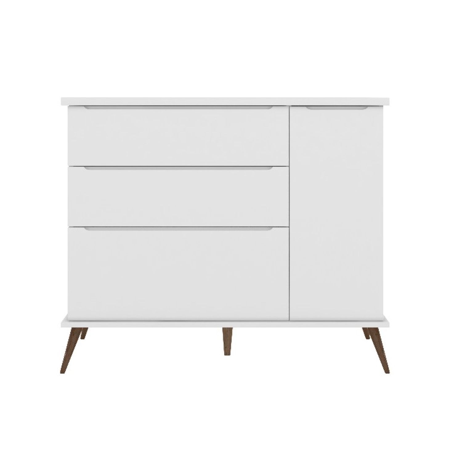 Cômoda Infantil Branco com Porta Melinda