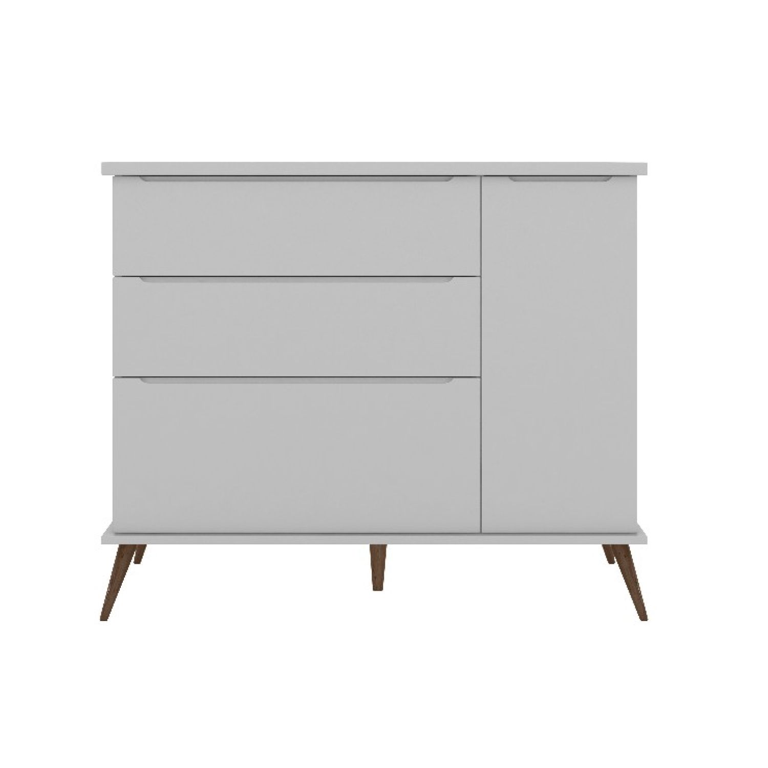 Cômoda Infantil Branco com Porta Melinda