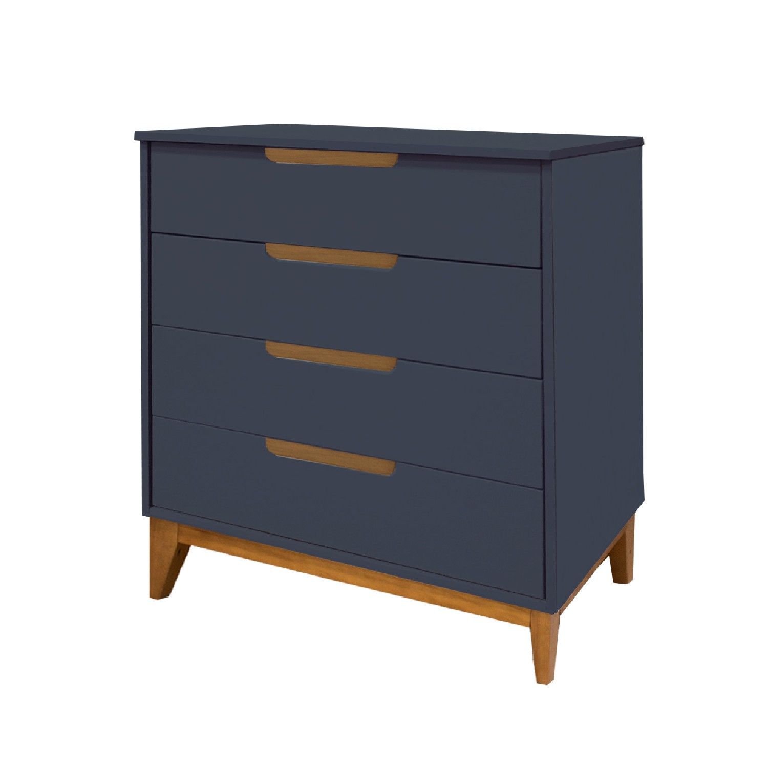 Cômoda Infantil Branco e Madeira Nordic Cody