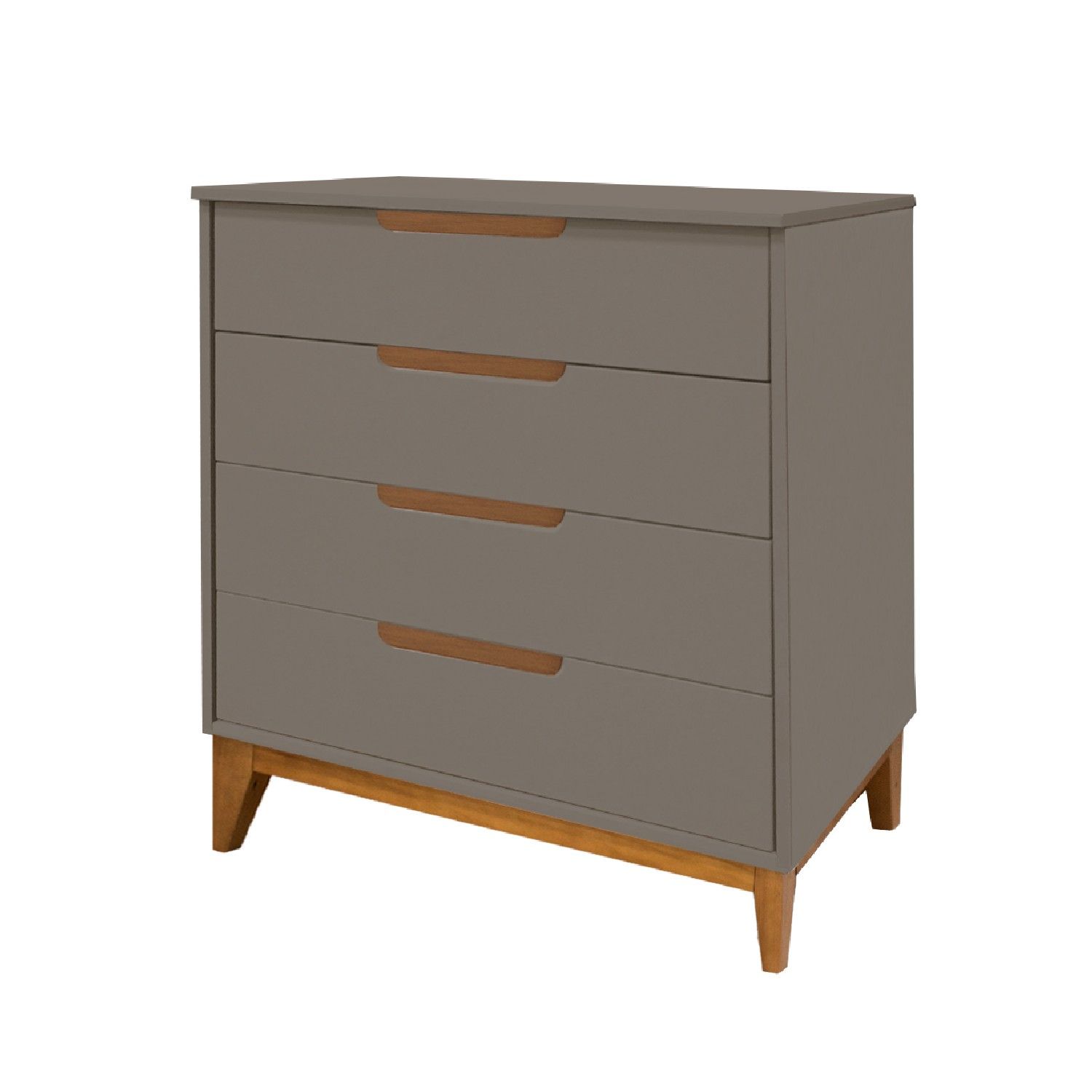 Cômoda Infantil Branco e Madeira Nordic Cody