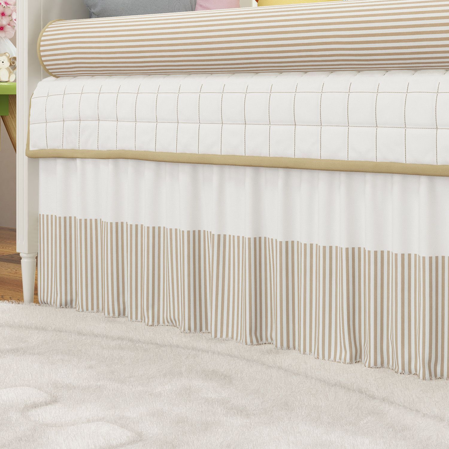 Quarto de Bebê Completo Amiguinhos Safári 24 Peças