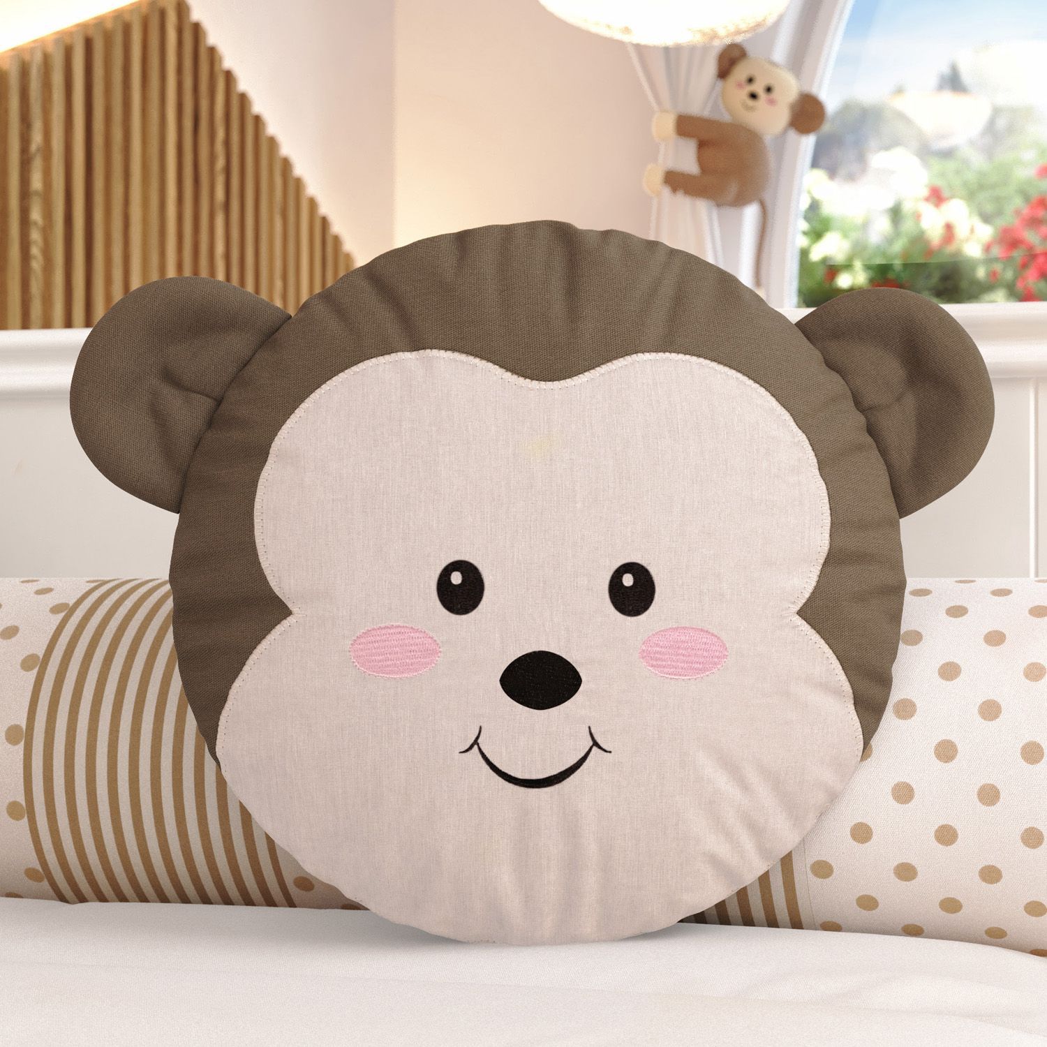 Quarto de Bebê Completo Amiguinhos Safári 24 Peças