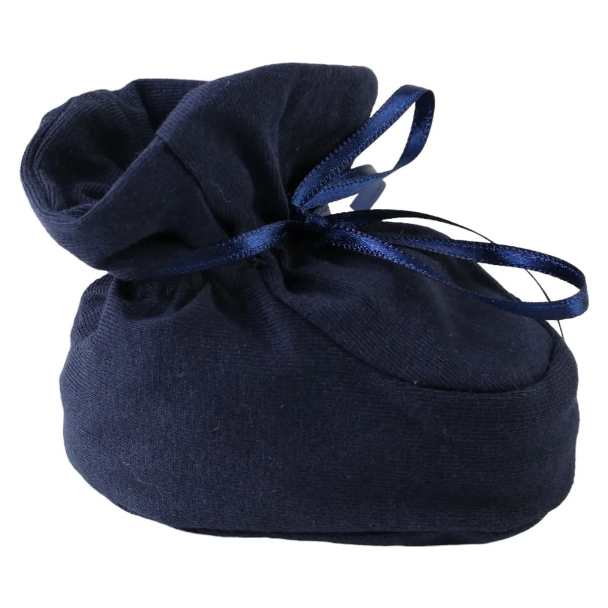 Pantufa Bebê Chutinho Liso com Fita Vermelho