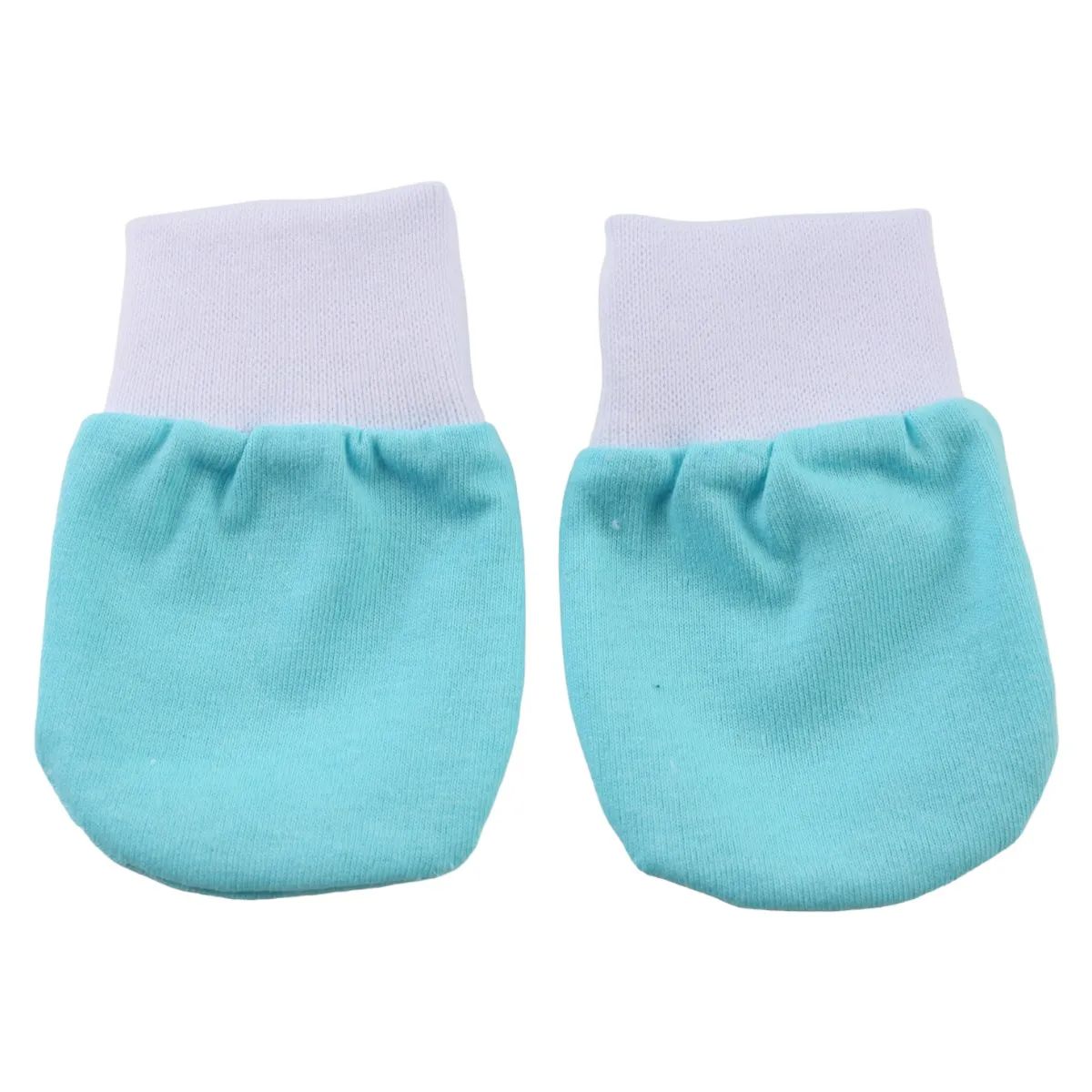 Kit Luva e Pantufa Bebê Chutinho Liso Vermelho