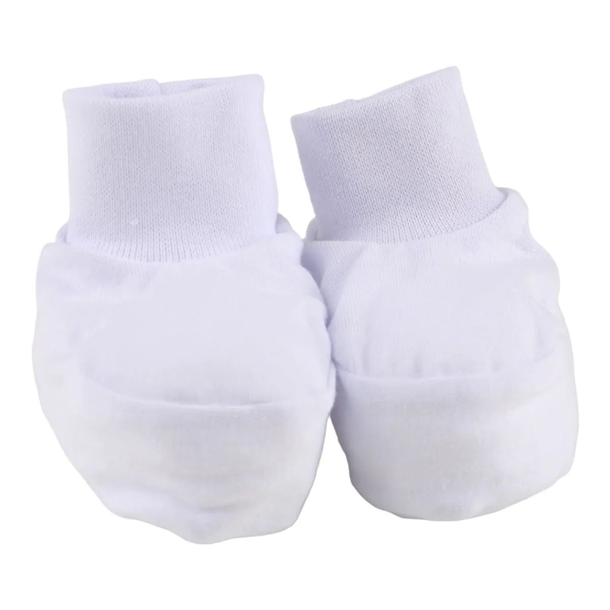 Kit Luva e Pantufa Bebê Chutinho Liso Vermelho