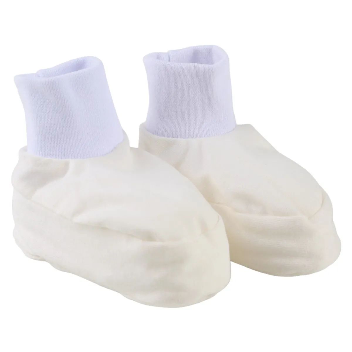 Kit Luva e Pantufa Bebê Chutinho Liso Vermelho