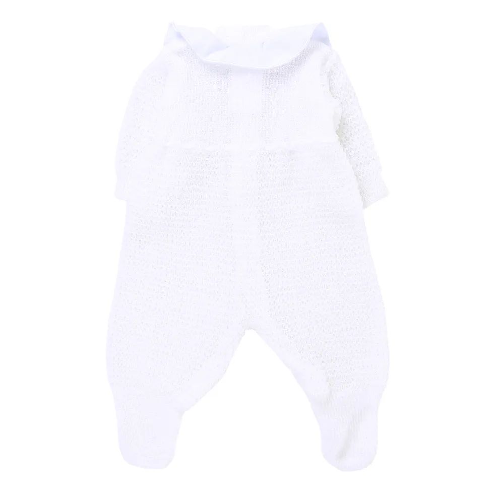 Saída de Maternidade Ternura em Tricot com Bordado Branco Tam P