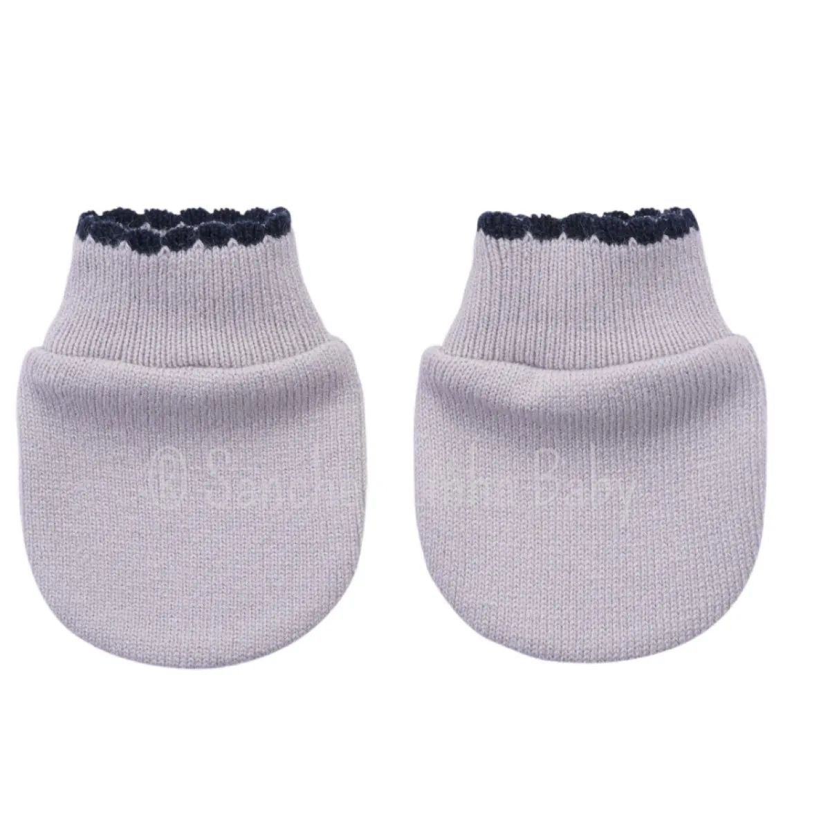 Luva Bebê Sanches Acrílica Azul