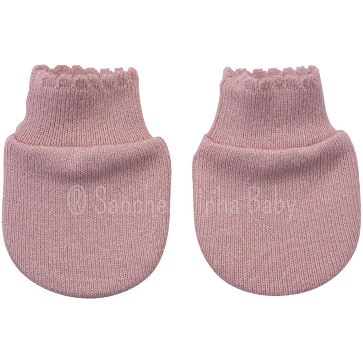 Luva Bebê Sanches Acrílica Azul