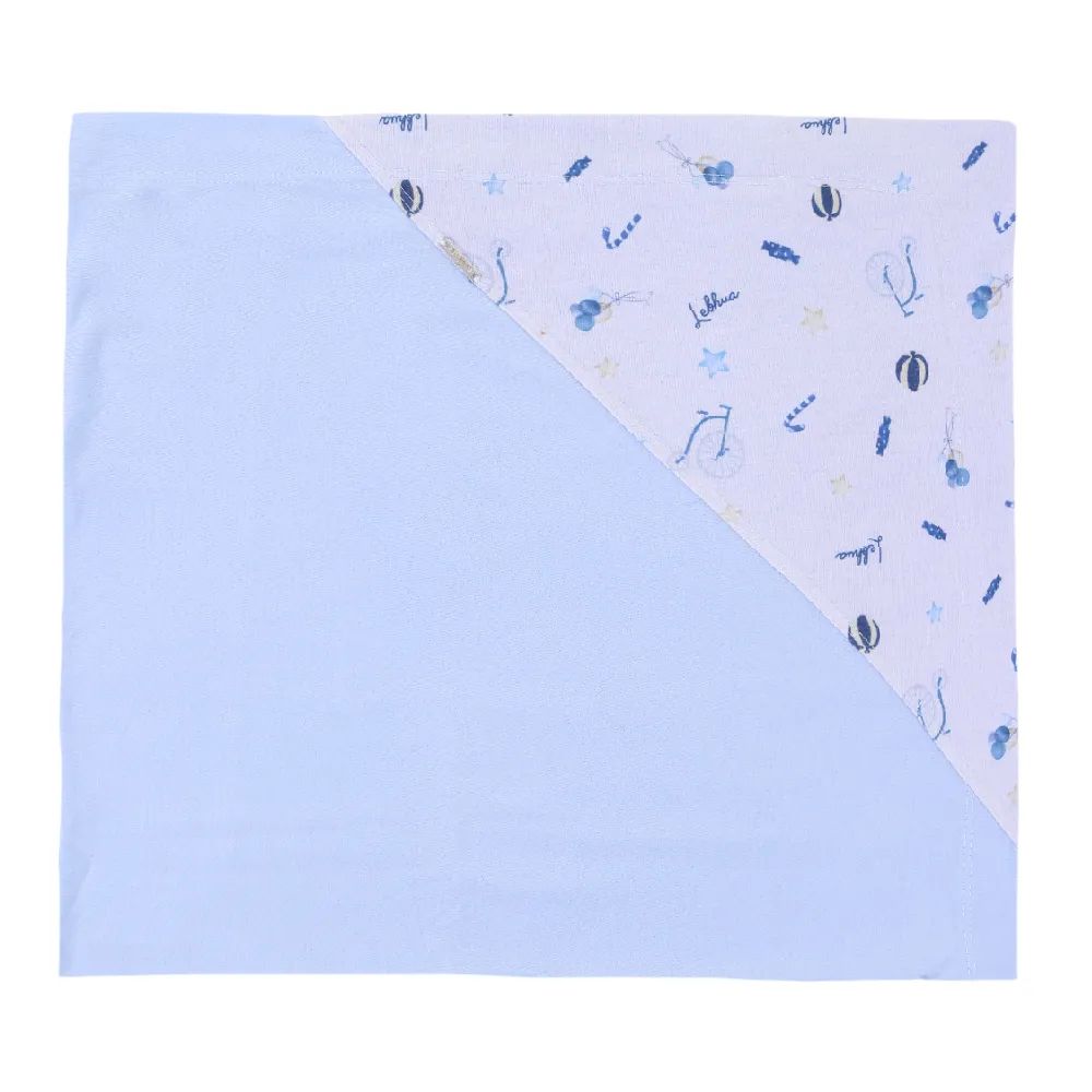 Saída de Maternidade Le Bhua com Bordado Azul Carrossel