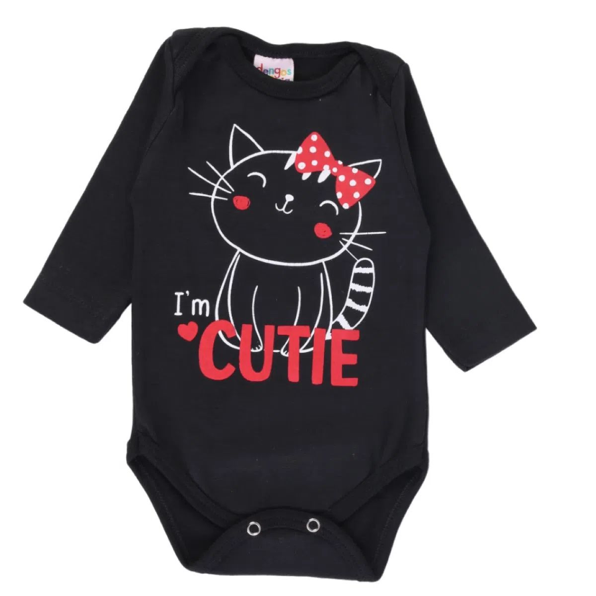 Conjunto Bebê Dengos e Cia Cutie Preto