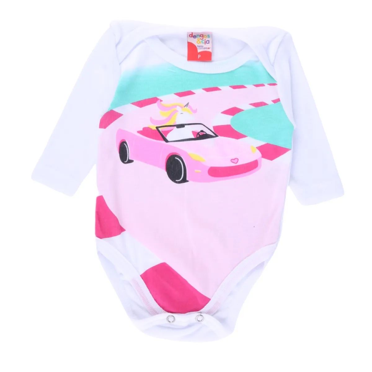 Conjunto Bebê Dengos e Cia Unicórnio