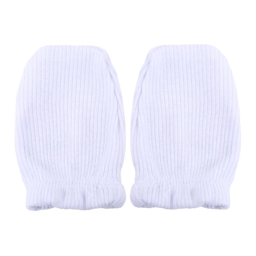 Kit Bebê Sapatinho + Luva Canelado Branco