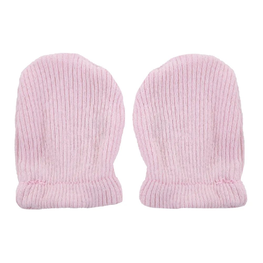 Kit Bebê Sapatinho + Luva Canelado Branco