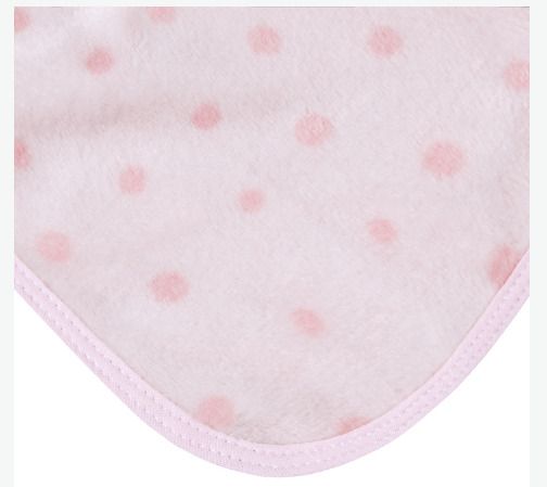 Cobertor Microfibra Bebê Papi Friends Poá Bege 70cm