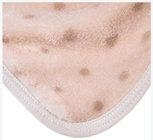 Cobertor Microfibra Bebê Papi Friends Poá Bege 70cm