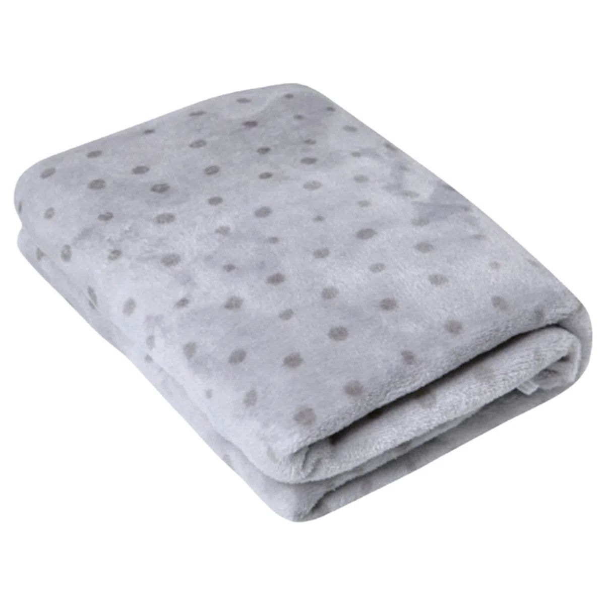 Cobertor Microfibra Bebê Papi Friends Poá Bege 70cm