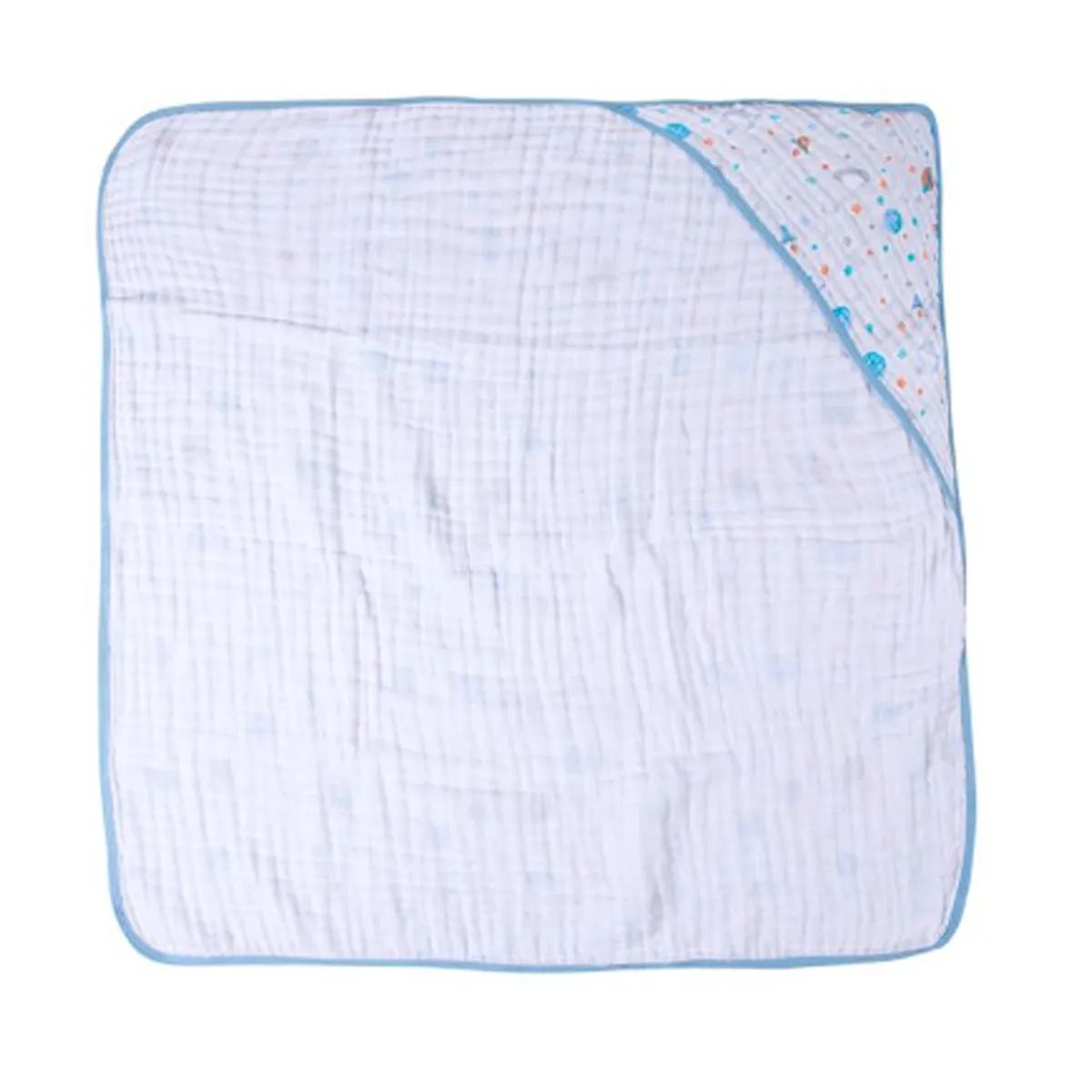 Toalha Felpuda Papizinha Karinho com Capuz Planetas