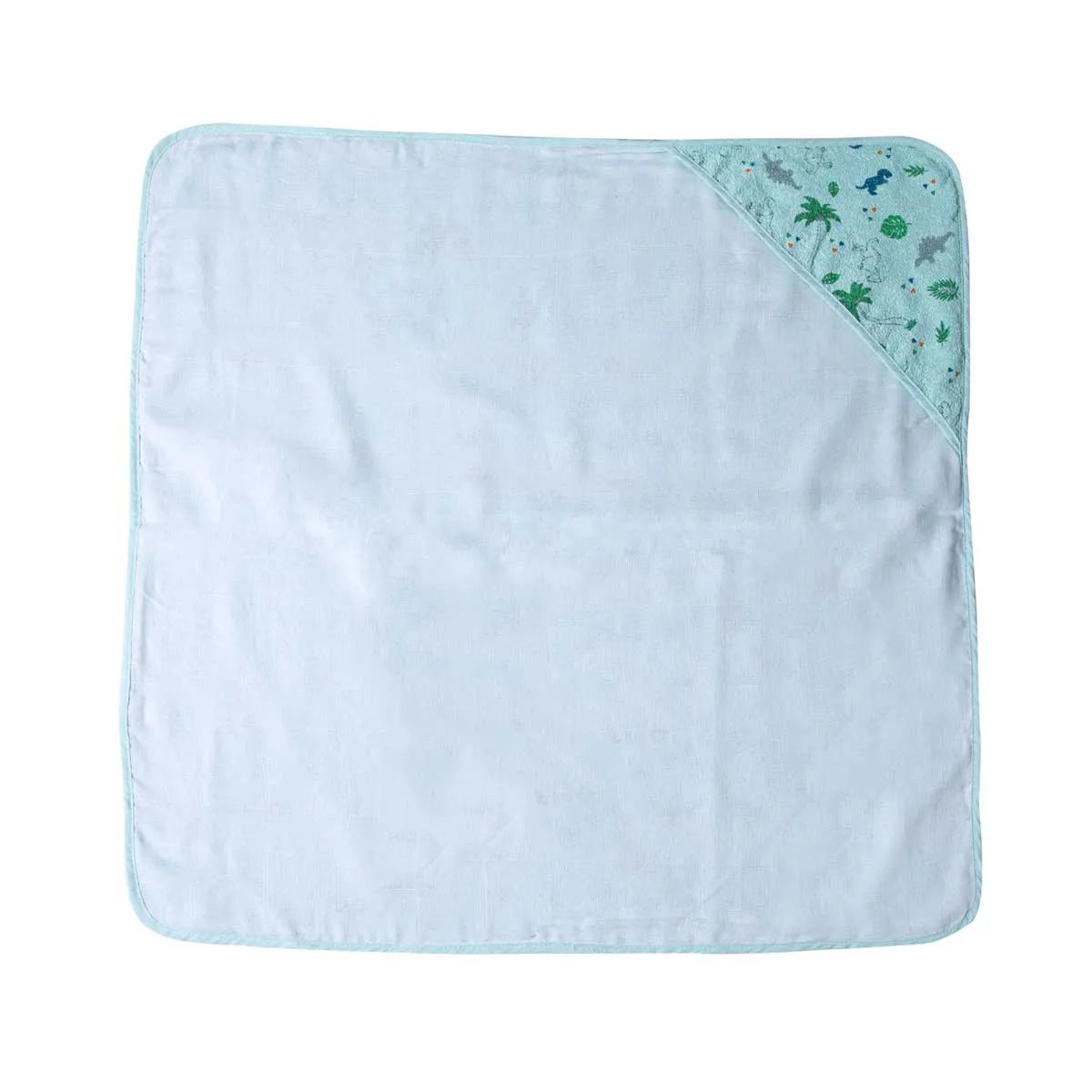 Toalha Felpuda Papizinha Karinho com Capuz Dinossauros