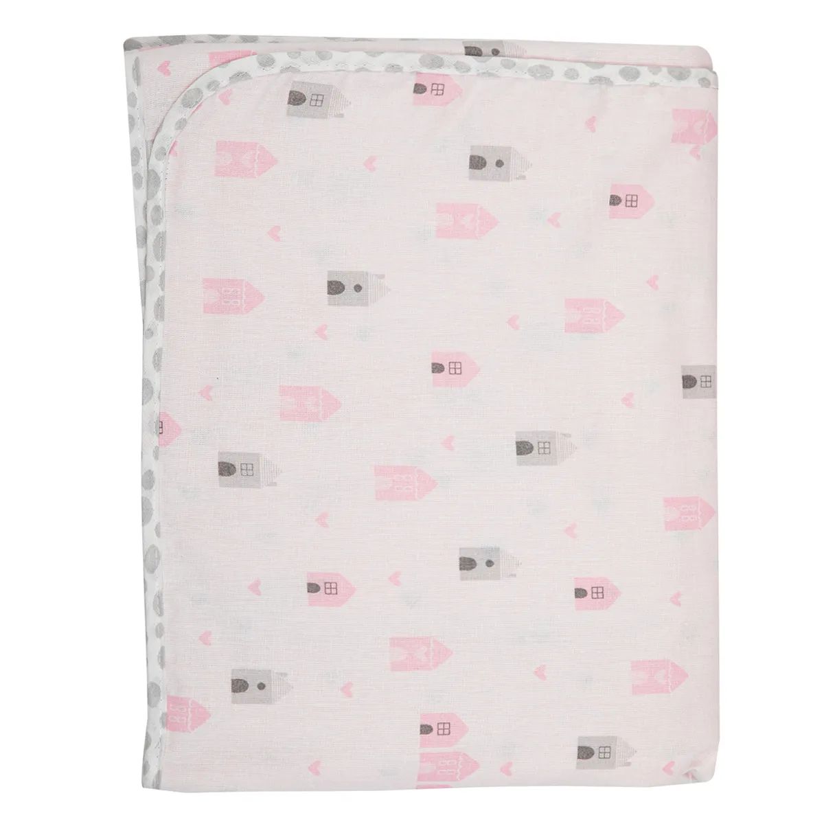 Manta Dupla Face Papi Casinha 80cm