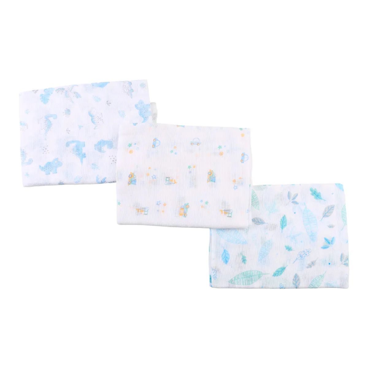 Kit Toalha Fralda Papi Karinho Azul