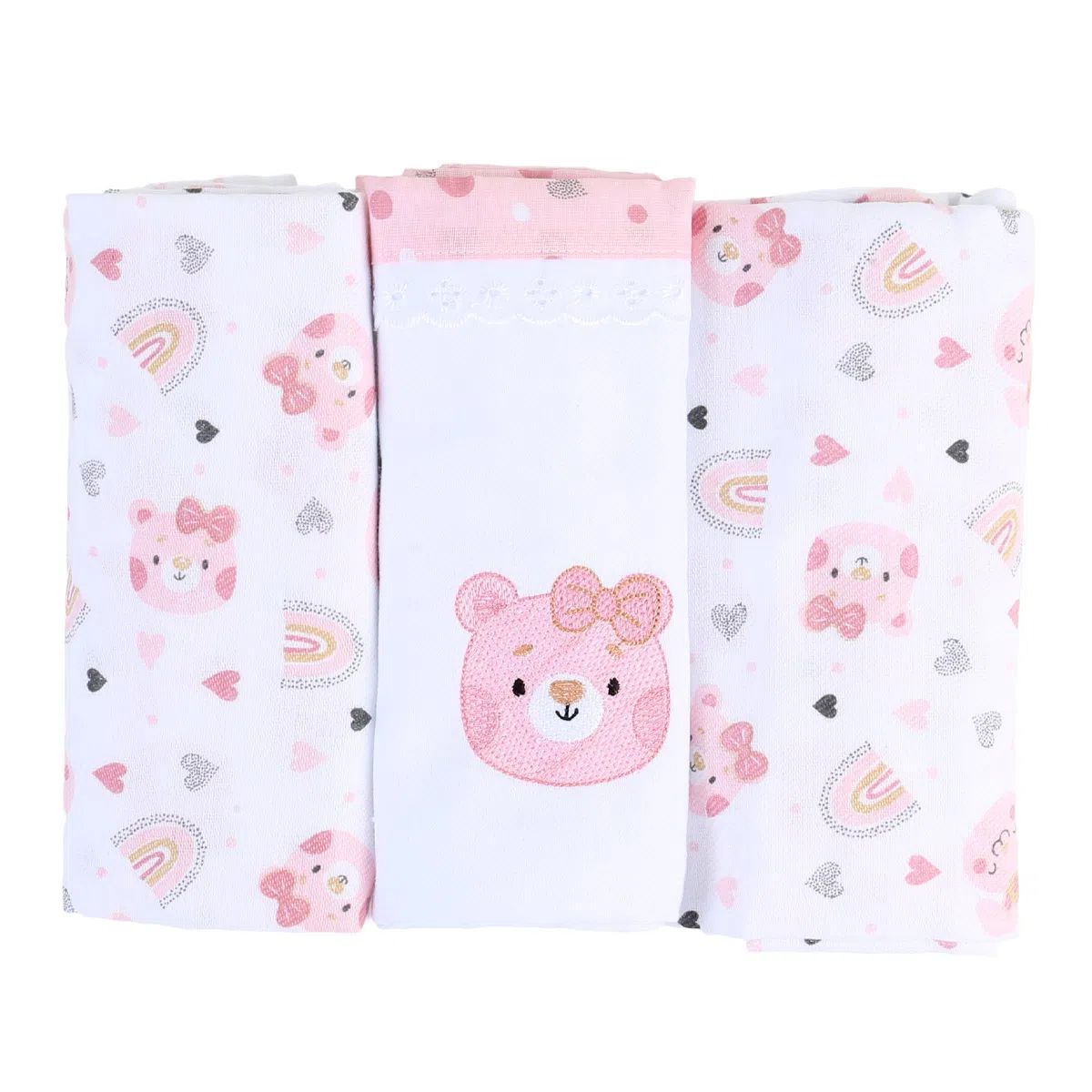 Cueiro Baby Gijo Cute Animals Ursinha