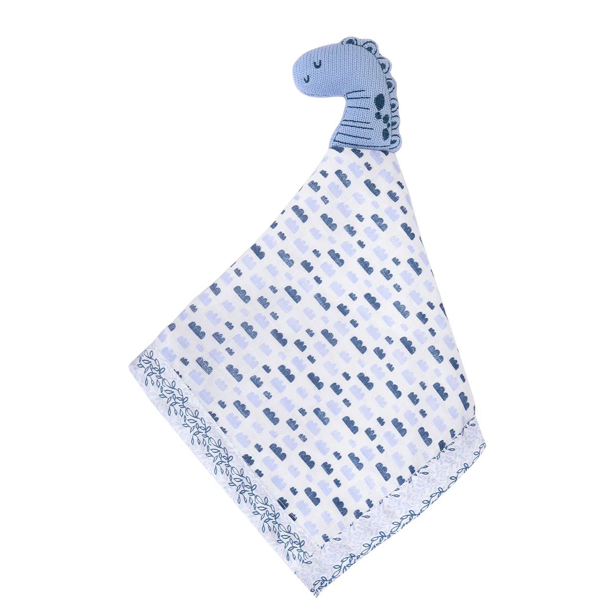 Naninha Tricot Minasrey Cia do Neném Classic Dino Azul