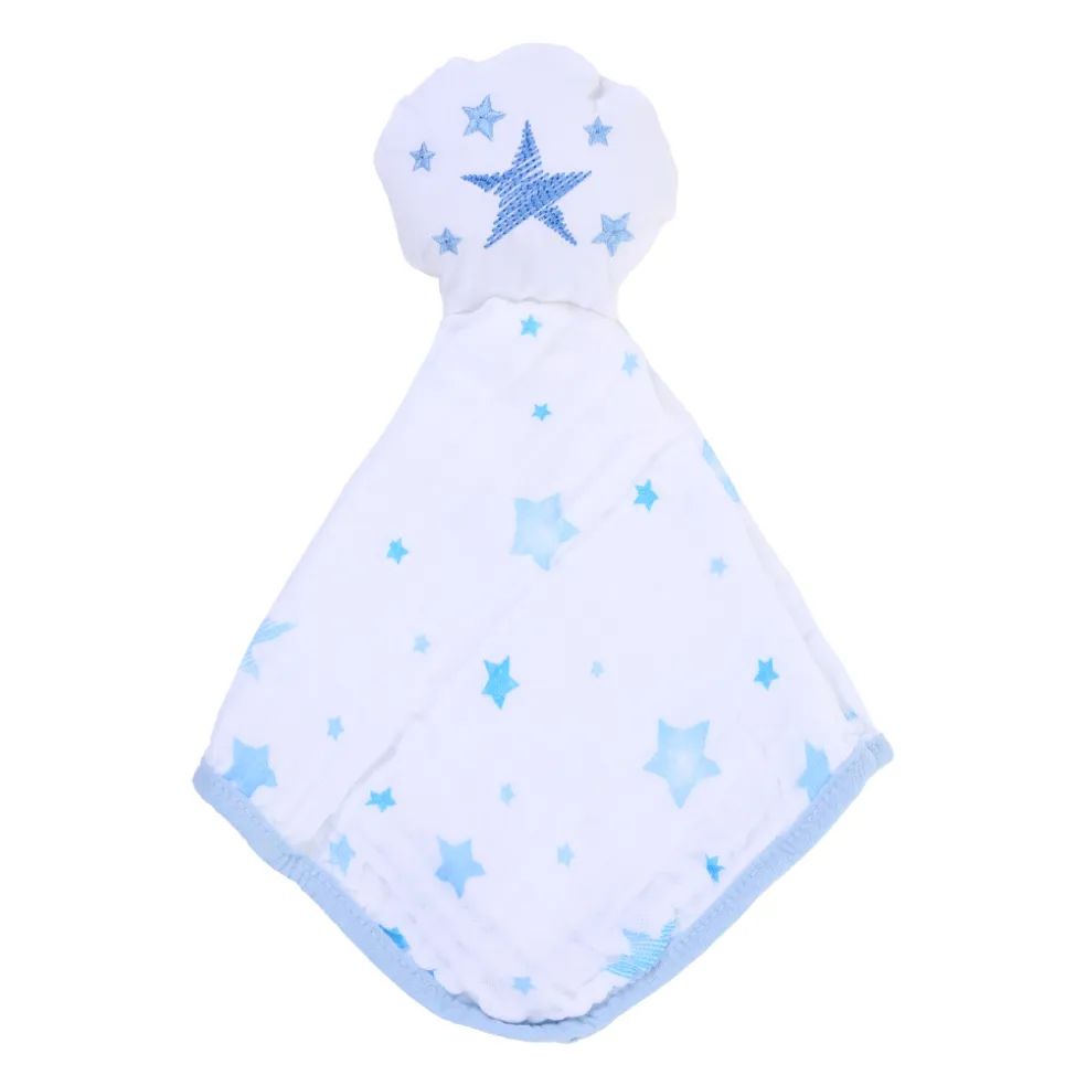 Naninha Papi Soft Viés de Malha com Bordado Celeste Azul