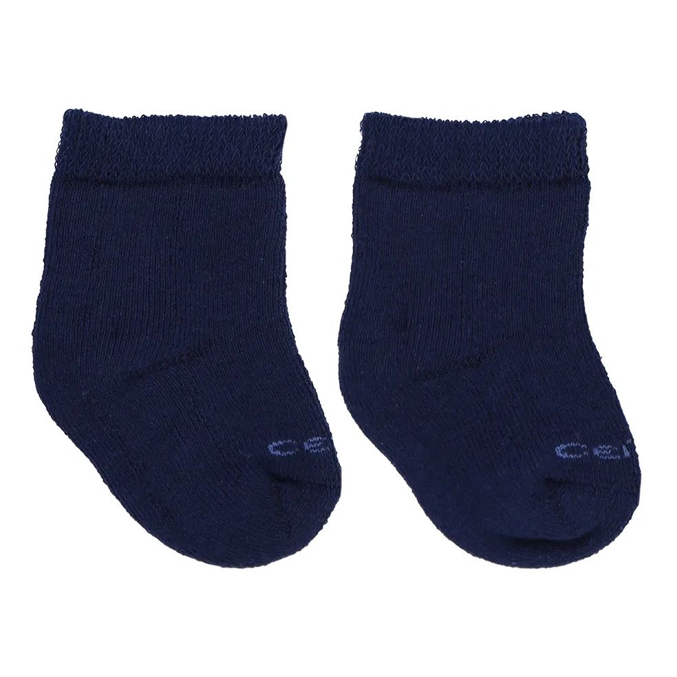 Kit Gorro, Luva e Meia Centopé Azul Marinho