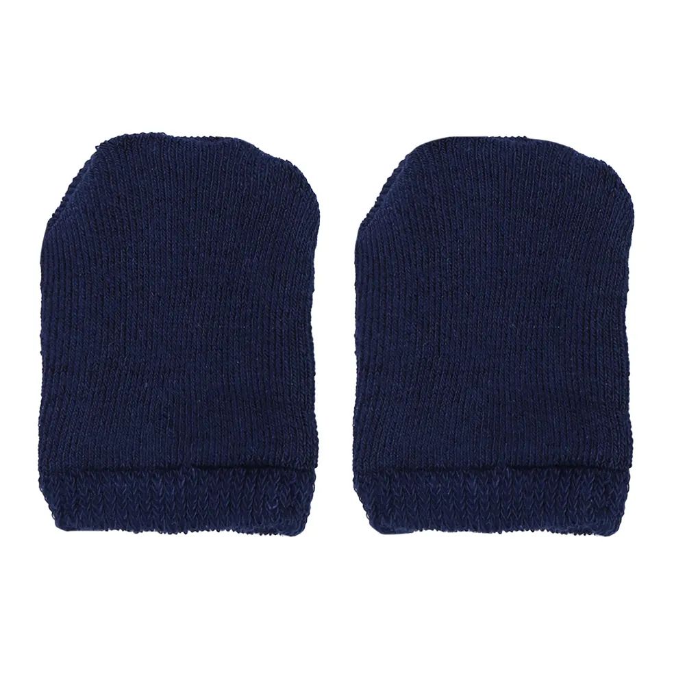Kit Gorro, Luva e Meia Centopé Azul Marinho