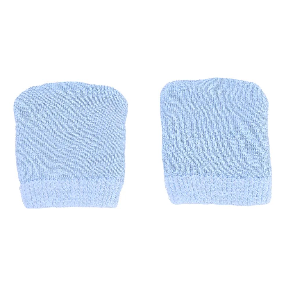 Kit Gorro, Luva e Meia Centopé Azul Marinho