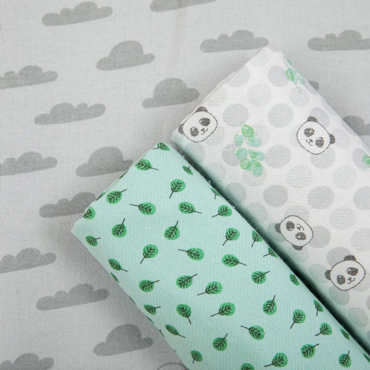 Kit Cueiro Composê Papi Panda 80x60