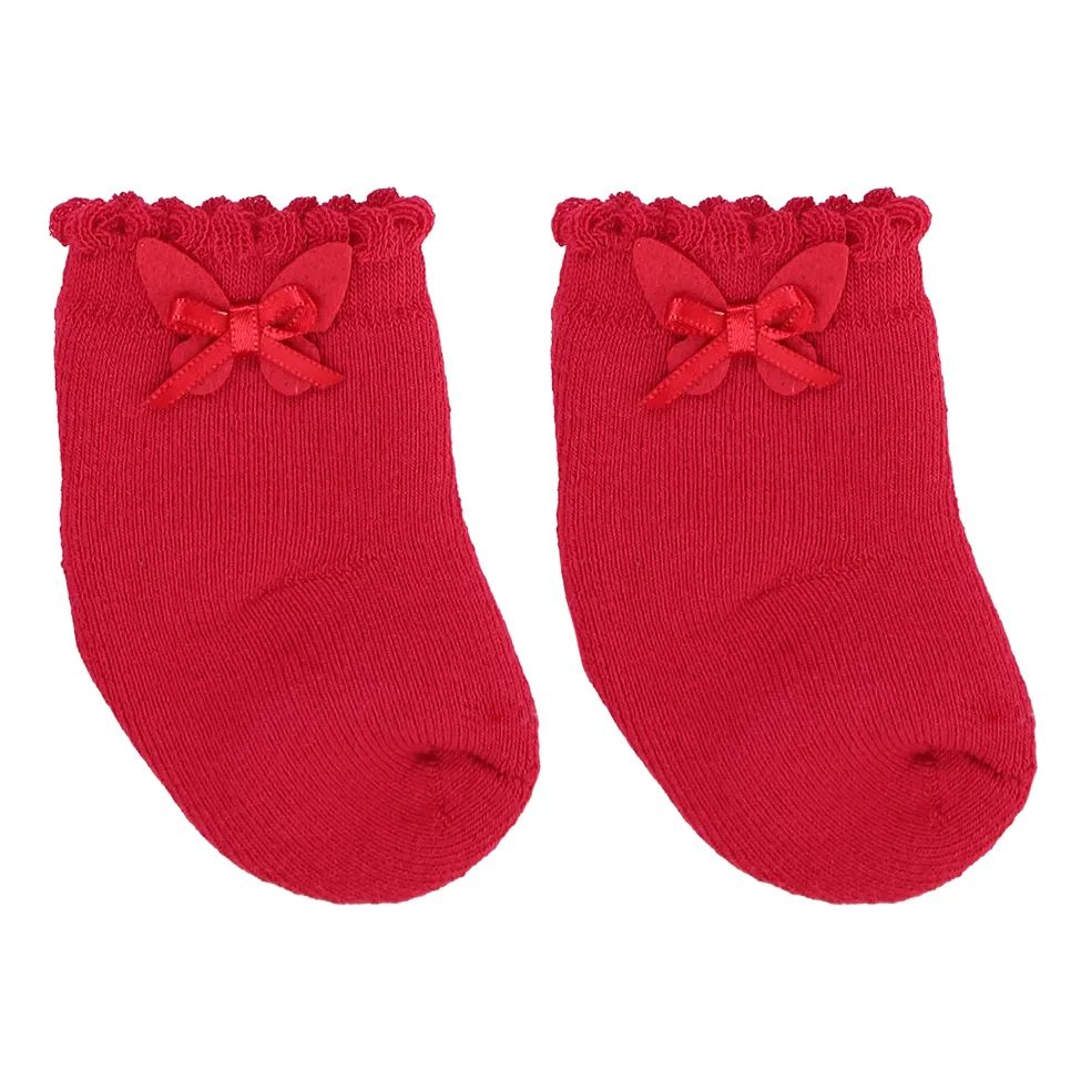 Kit Gorro, Luva e Meia Lacinho Azul