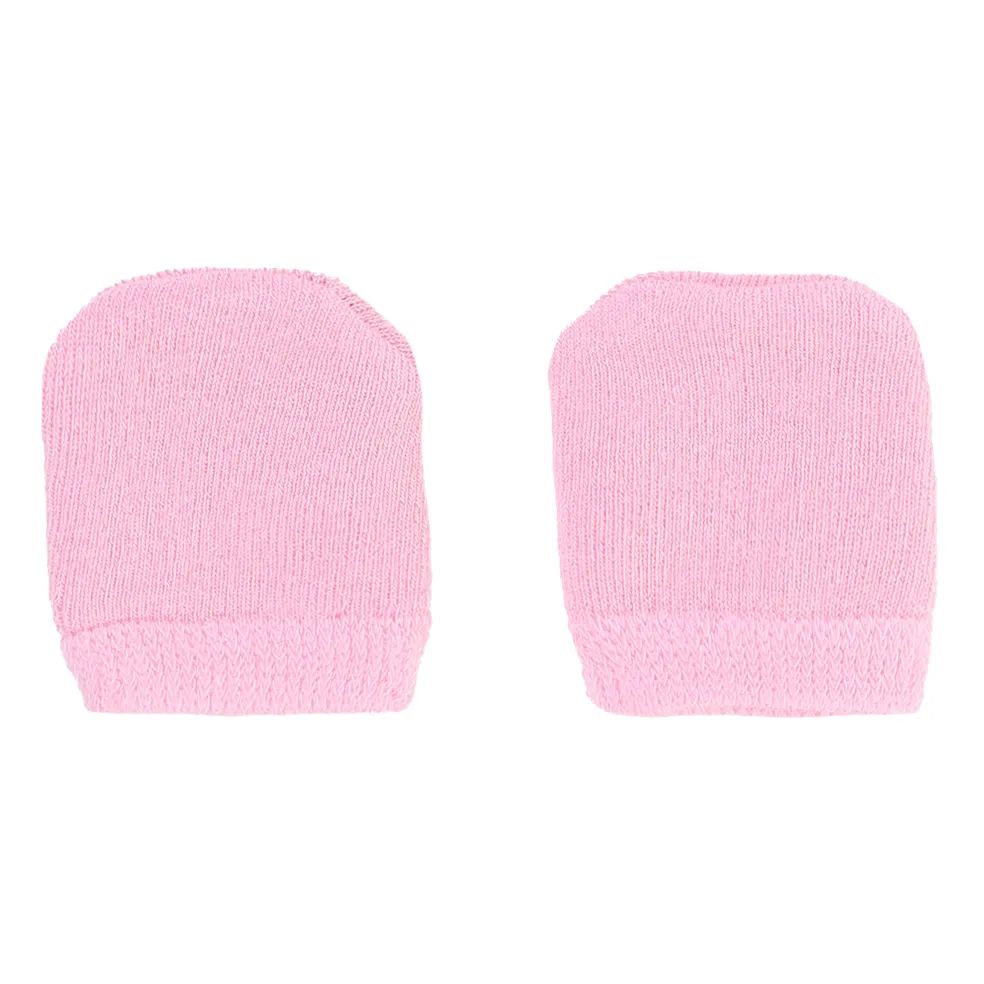 Kit Touca, Luva e Meia Gatinha Rosa