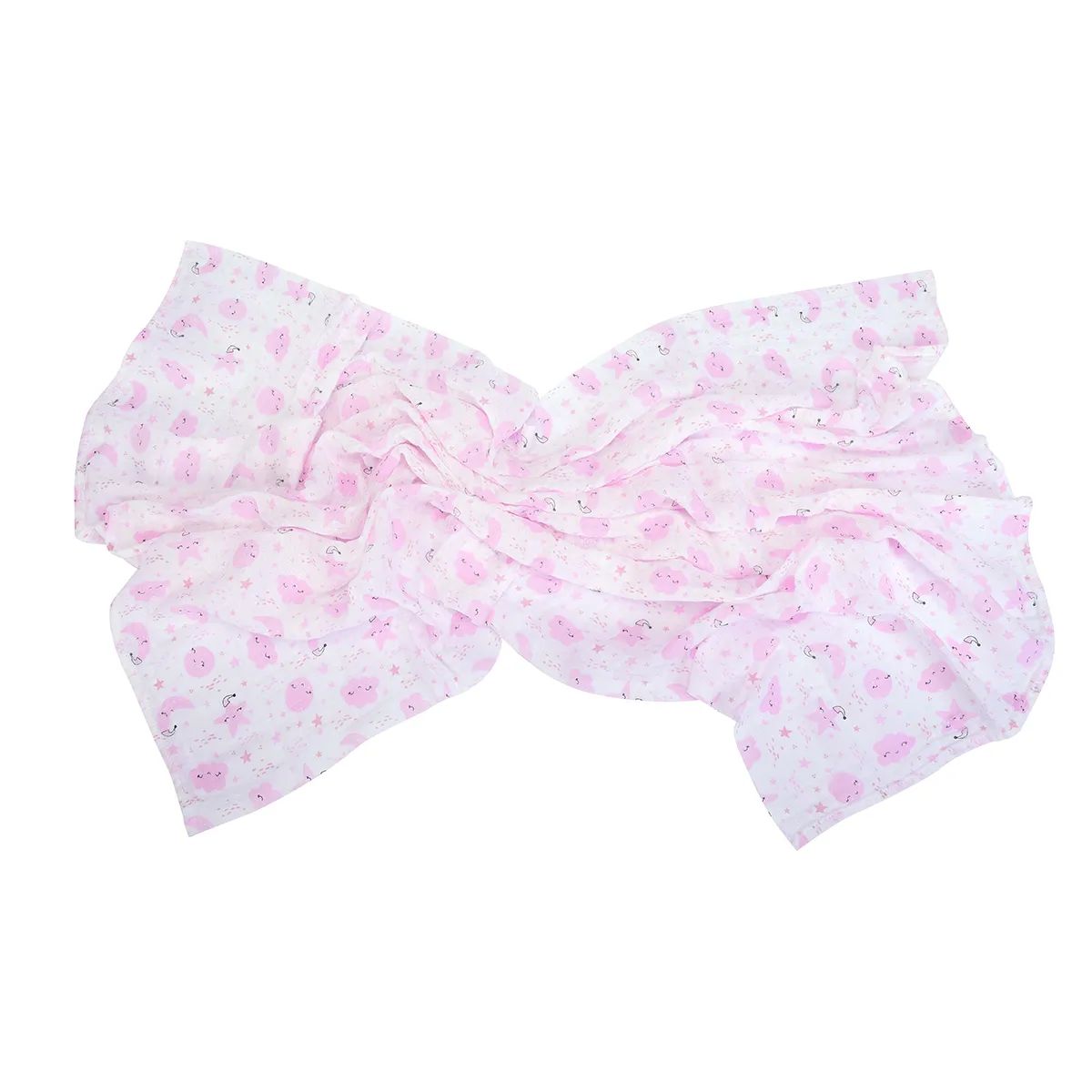 Manta Soft Minasrey Alvinha Cloud Rosa 1M
