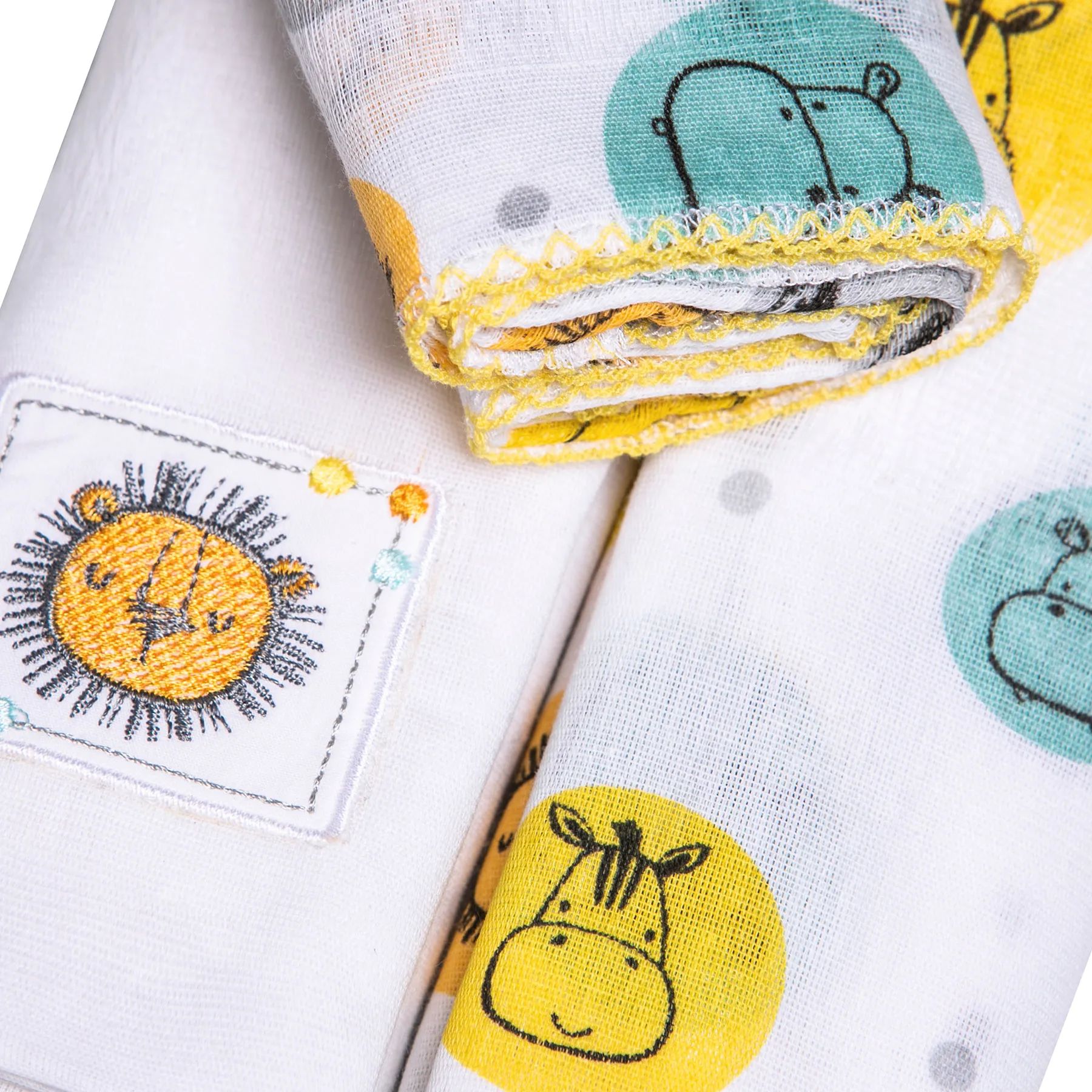 Kit Fralda Papi Bordados Karinho Bosque